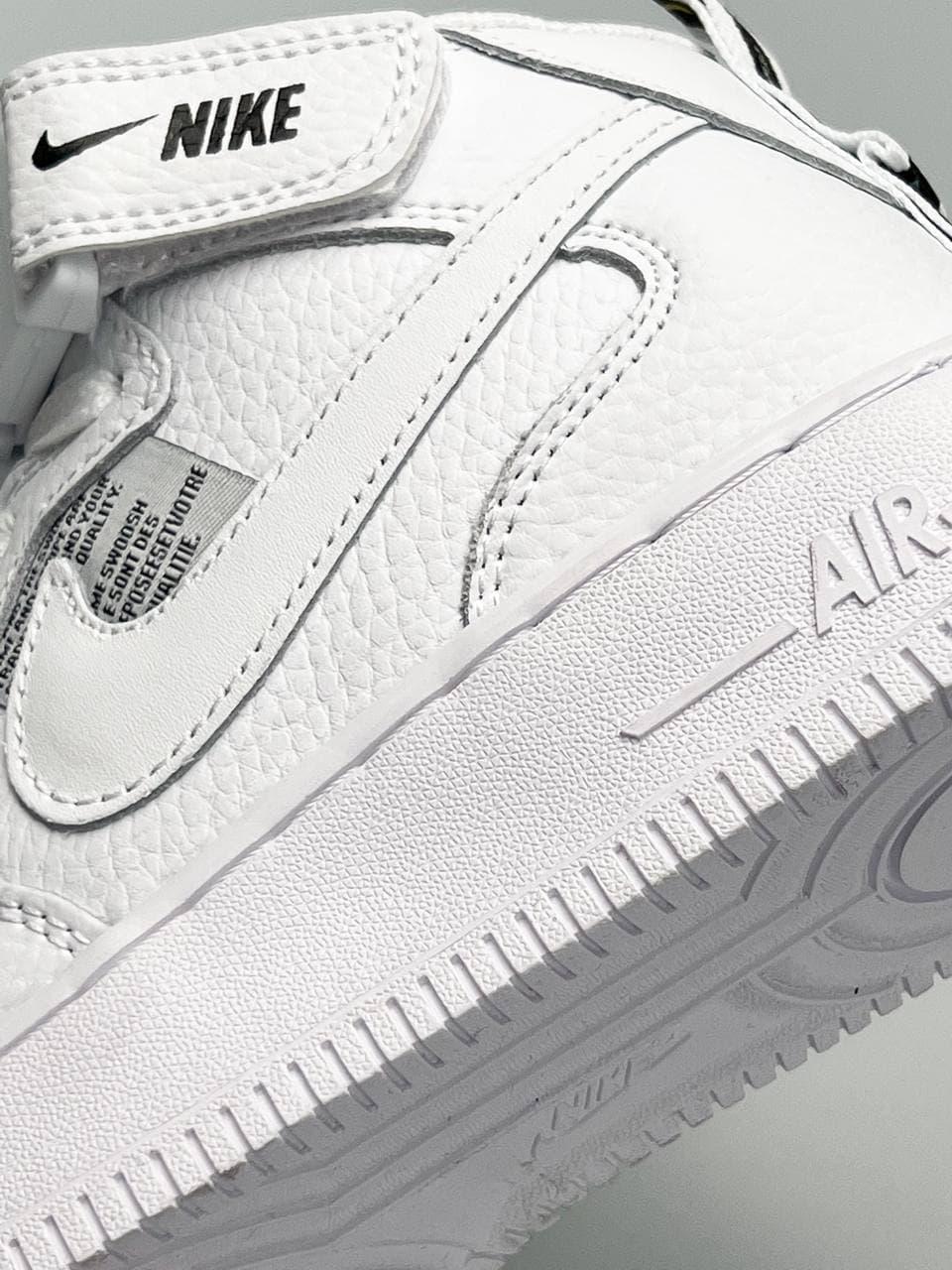 Nike Air Force 1 High White Black 2