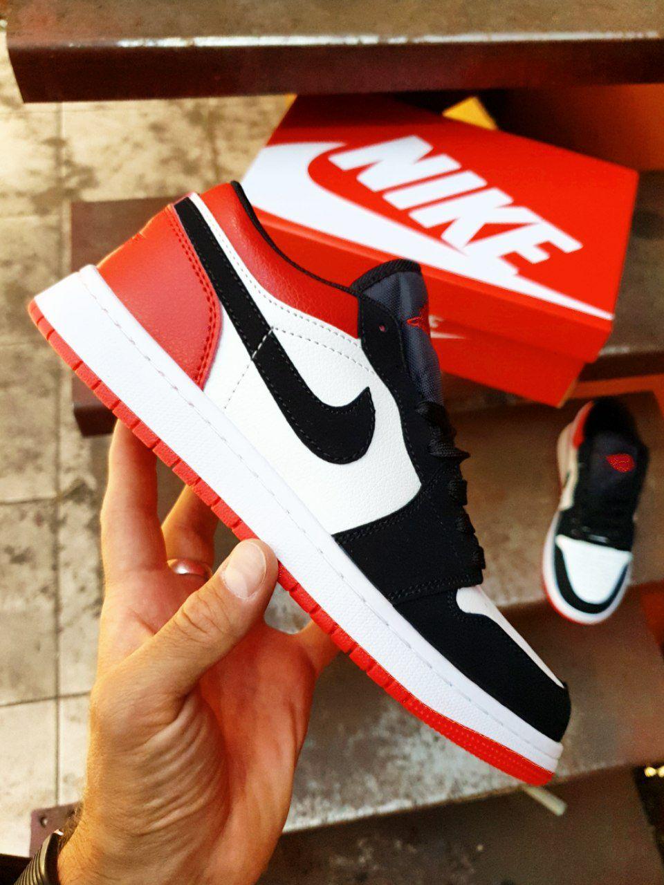 Nike Air Jordan Retro 1 Low Red White Black