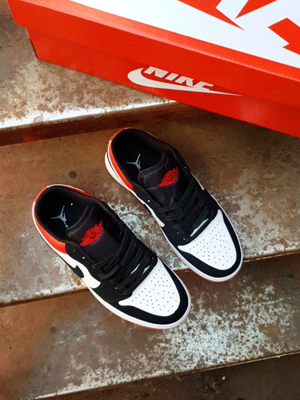 Nike Air Jordan Retro 1 Low Red White Black