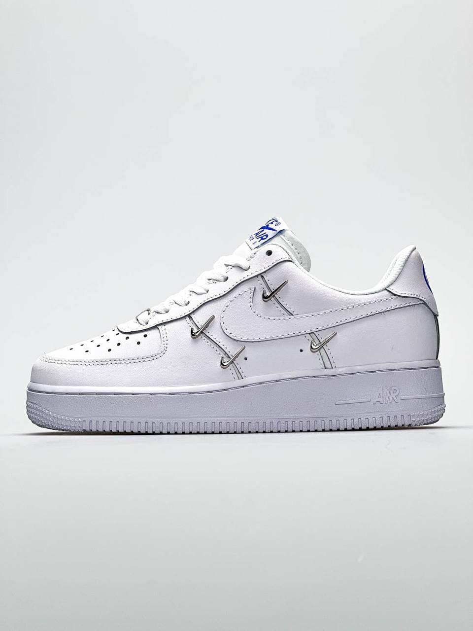 Nike Air Force 1 Metal Swoosh White 2