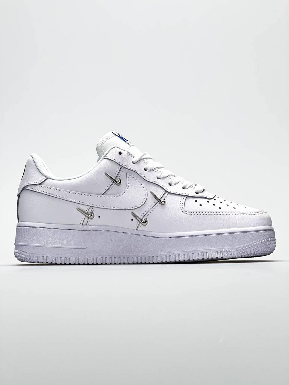 Nike Air Force 1 Metal Swoosh White 2