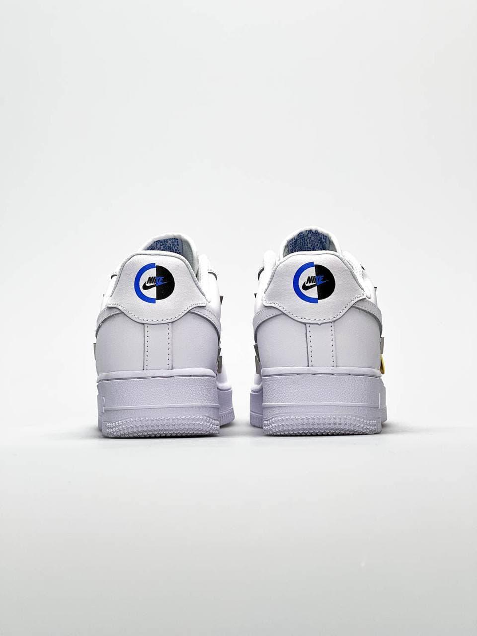 Nike Air Force 1 Metal Swoosh White 2