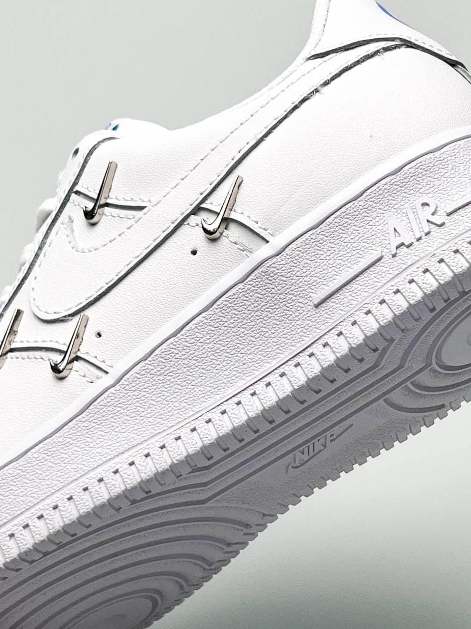Nike Air Force 1 Metal Swoosh White 2