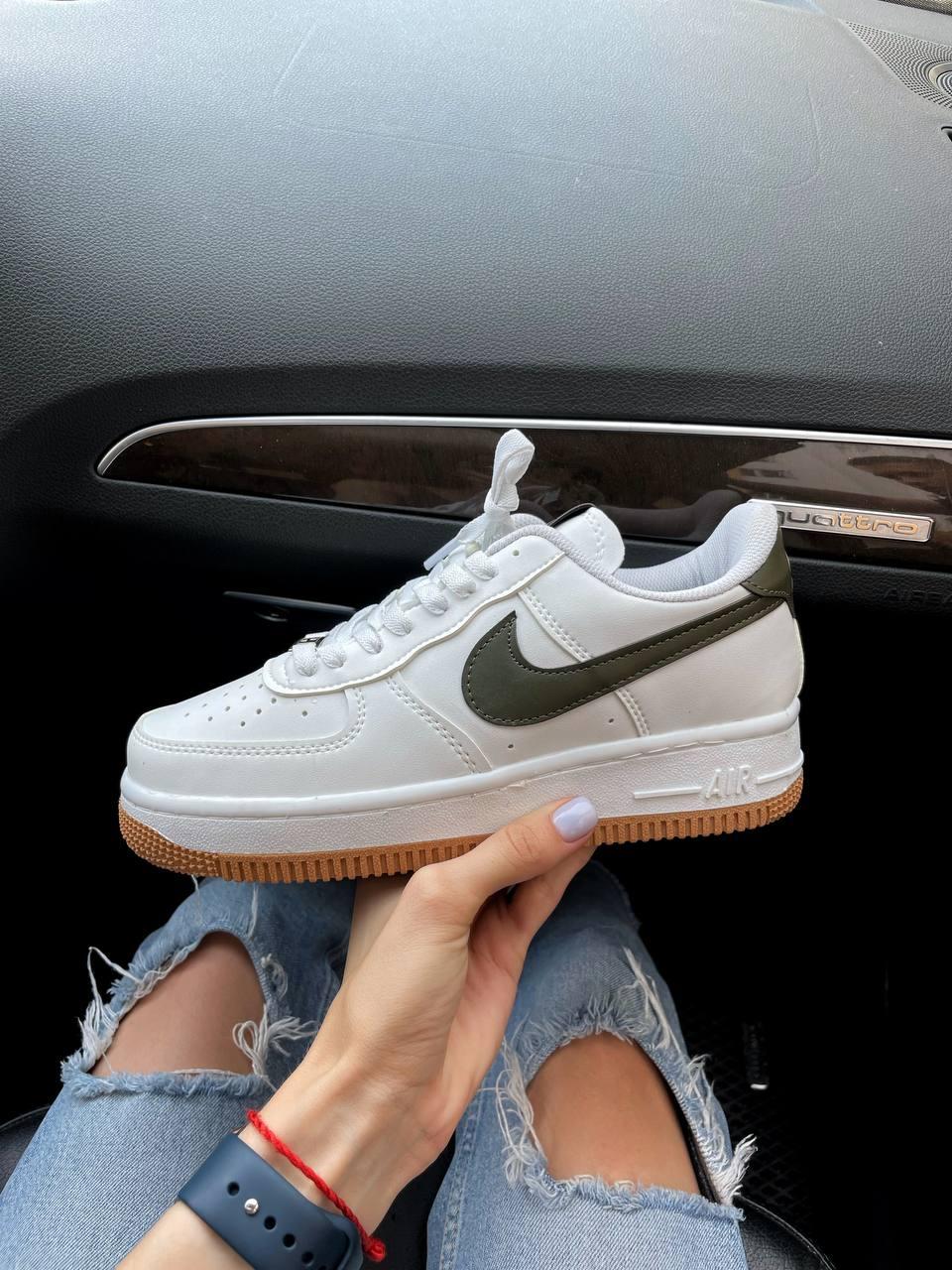 Nike Air Force 1 White Green v2