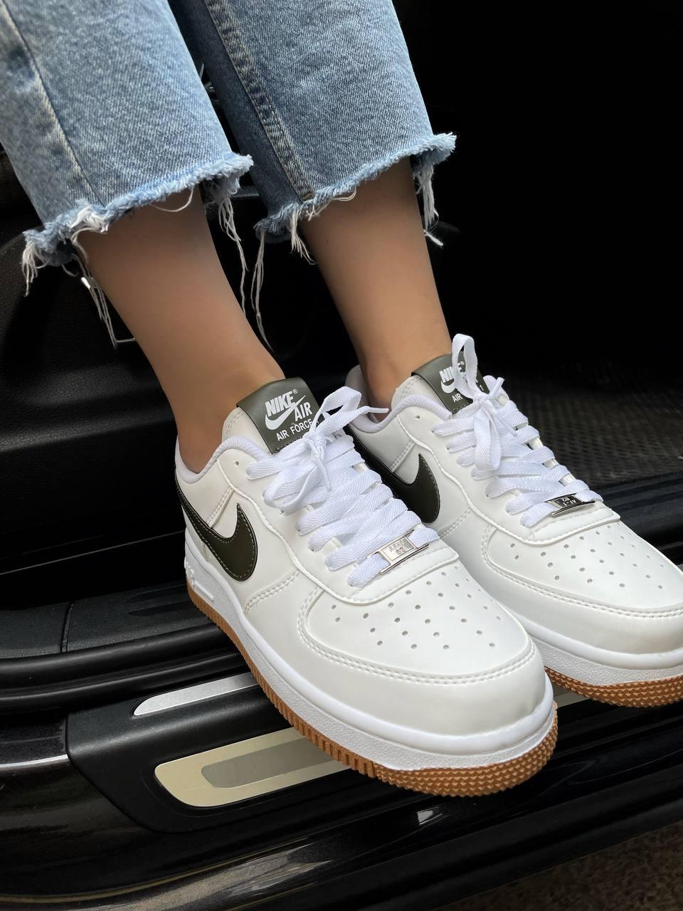Nike Air Force 1 White Green v2
