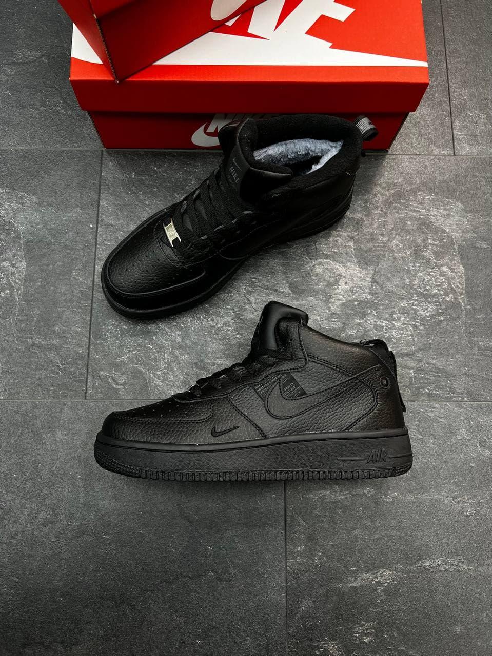 Nike Air Force 1 W High Utility All Black