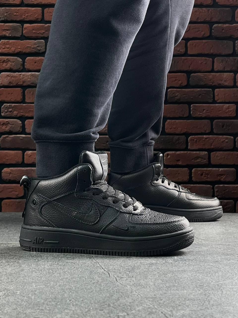 Nike Air Force 1 W High Utility All Black