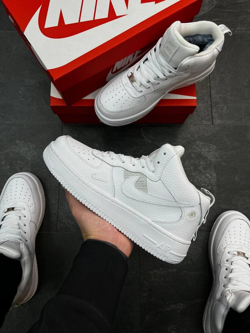Nike Air Force 1 W High Utility All White