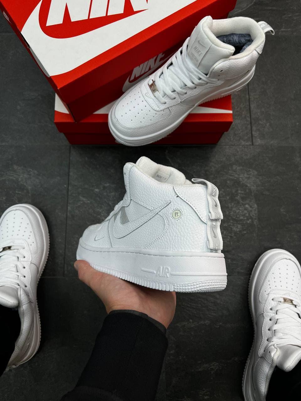 Nike Air Force 1 W High Utility All White
