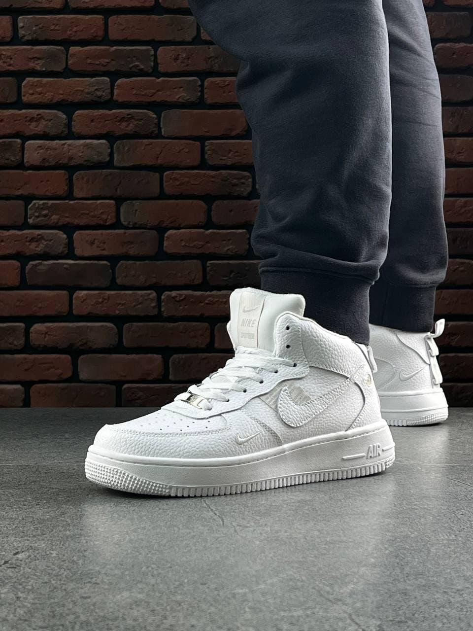 Nike Air Force 1 W High Utility All White