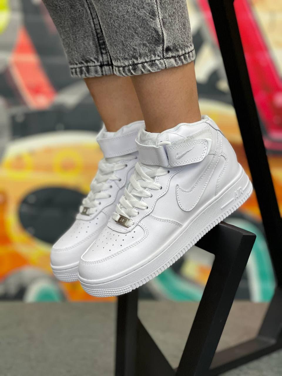 Nike Air Force 1 Classic High White 2