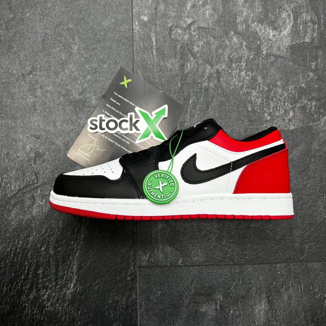 Nike Air Jordan Retro 1 Low White Red Black
