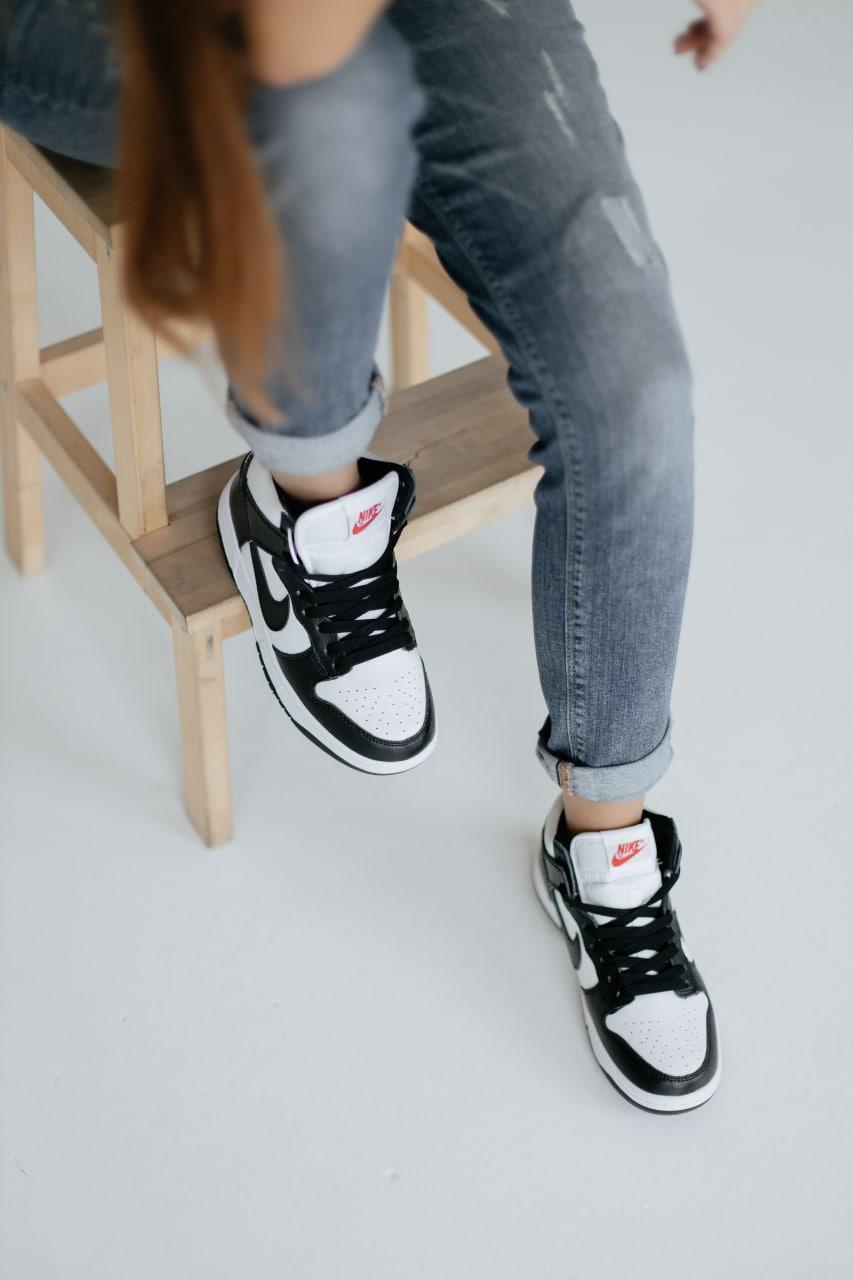 Nike Dunk High Black White