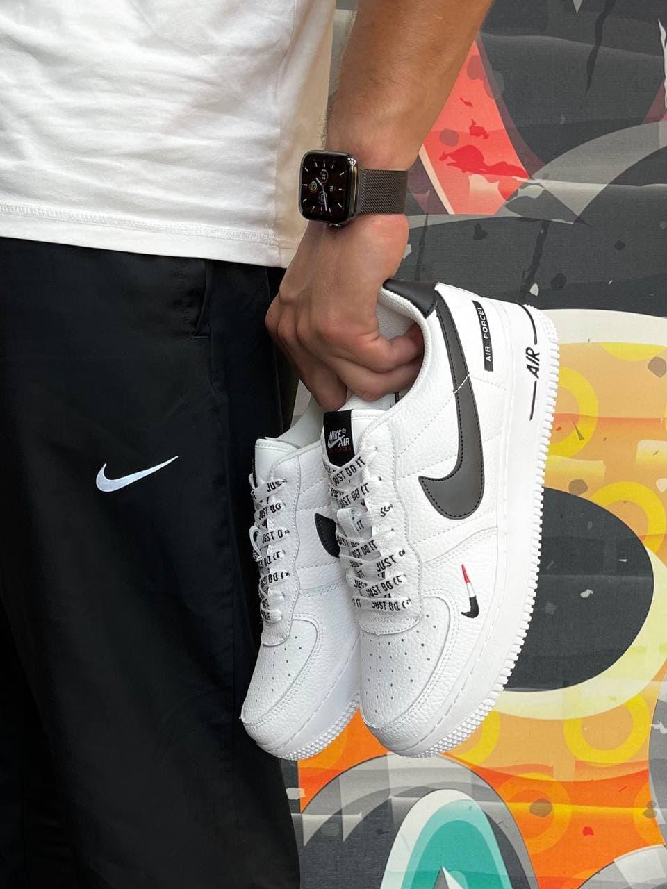 Nike Air Force 1 Low Just Do It White Black