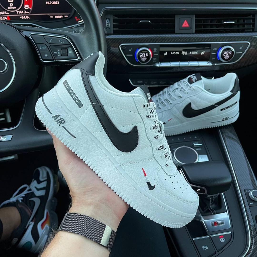Nike Air Force 1 Low Just Do It White Black