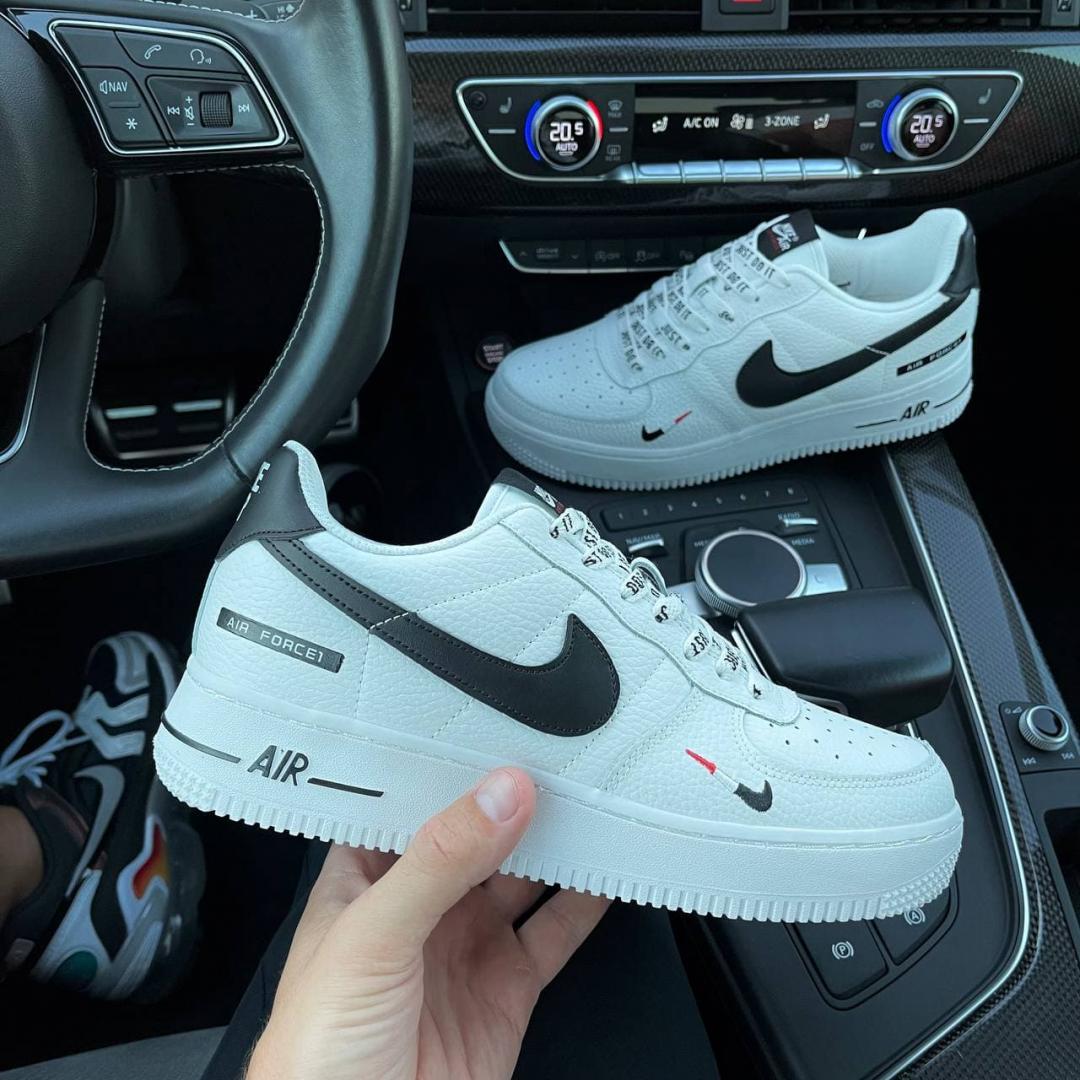 Nike Air Force 1 Low Just Do It White Black