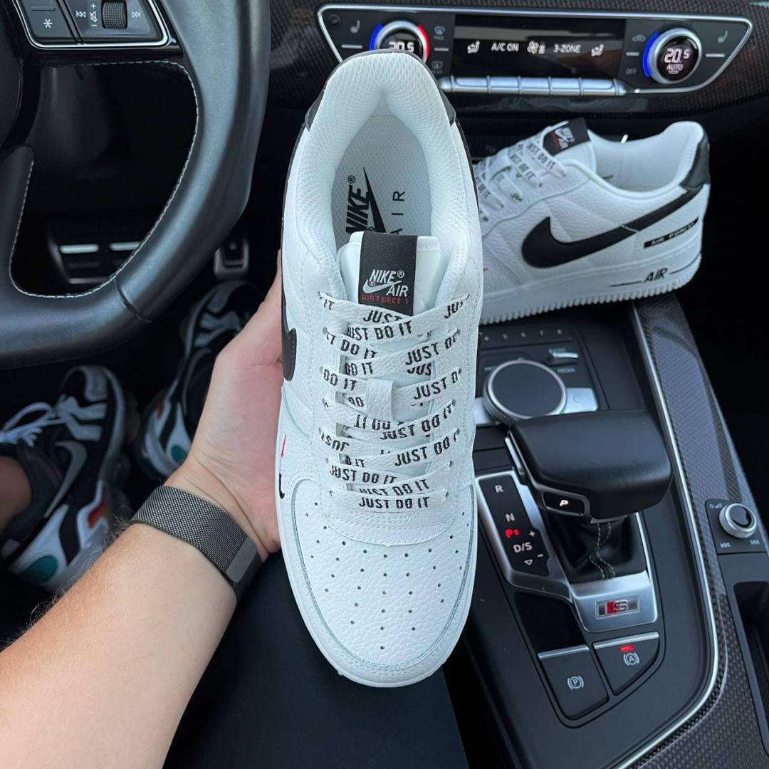 Nike Air Force 1 Low Just Do It White Black
