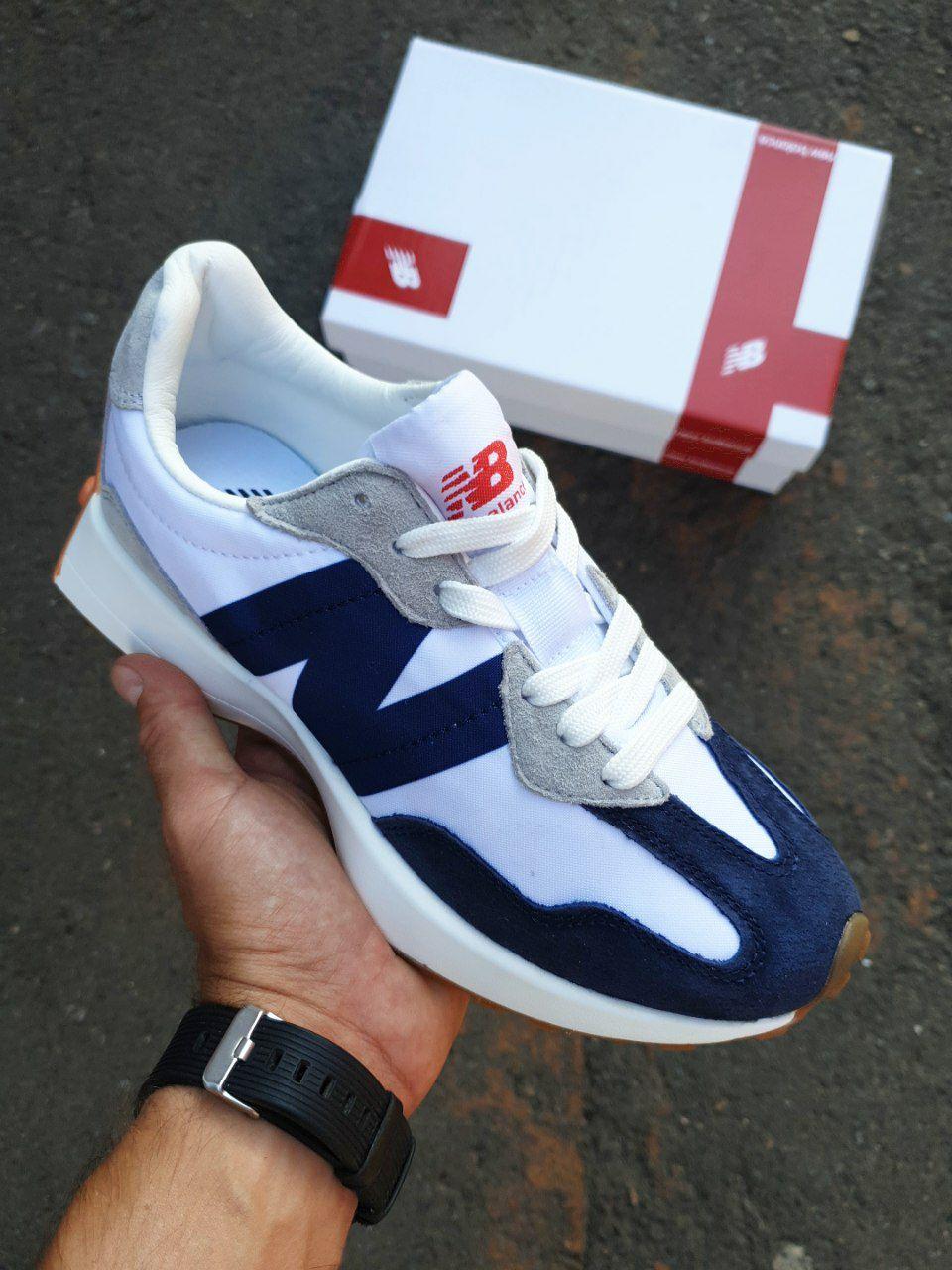 New Balance 327 Blue White
