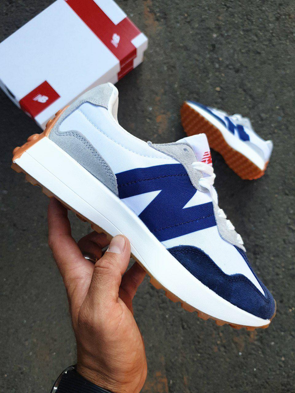 New Balance 327 Blue White