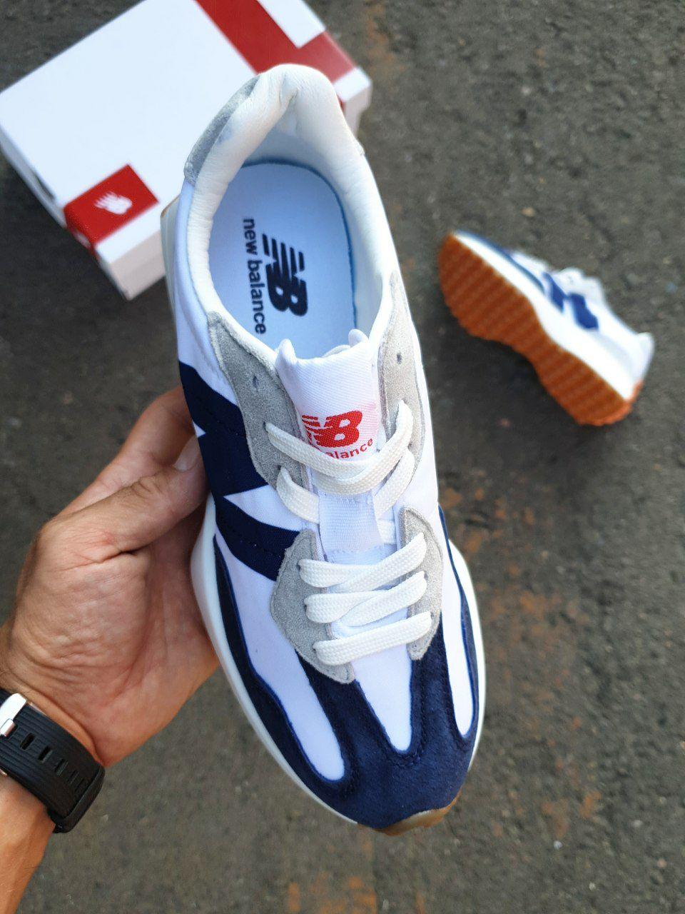 New Balance 327 Blue White