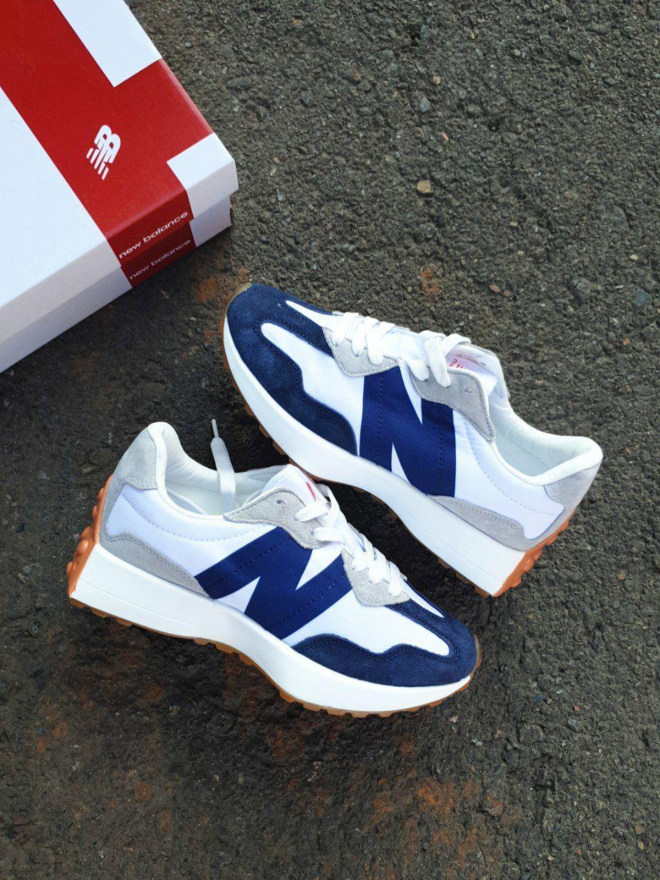 New Balance 327 Blue White