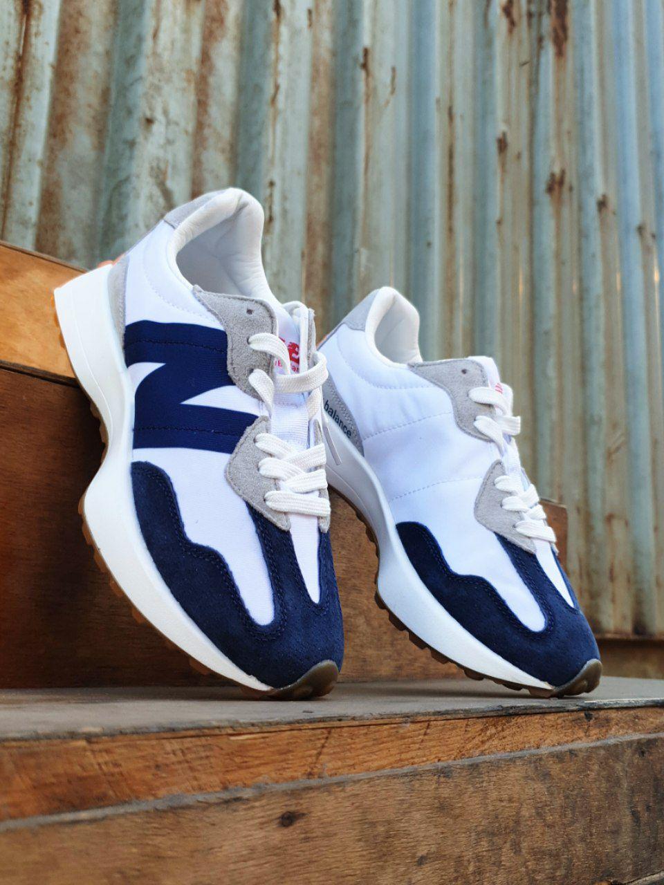 New Balance 327 Blue White