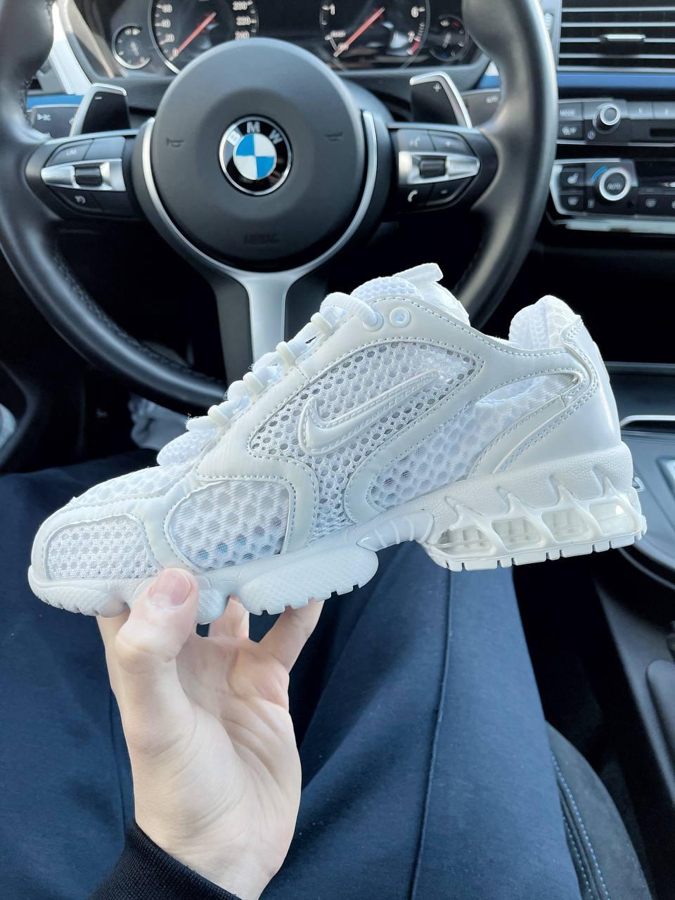 Nike X Stussy Air Zoom Spiridon Cage White 2