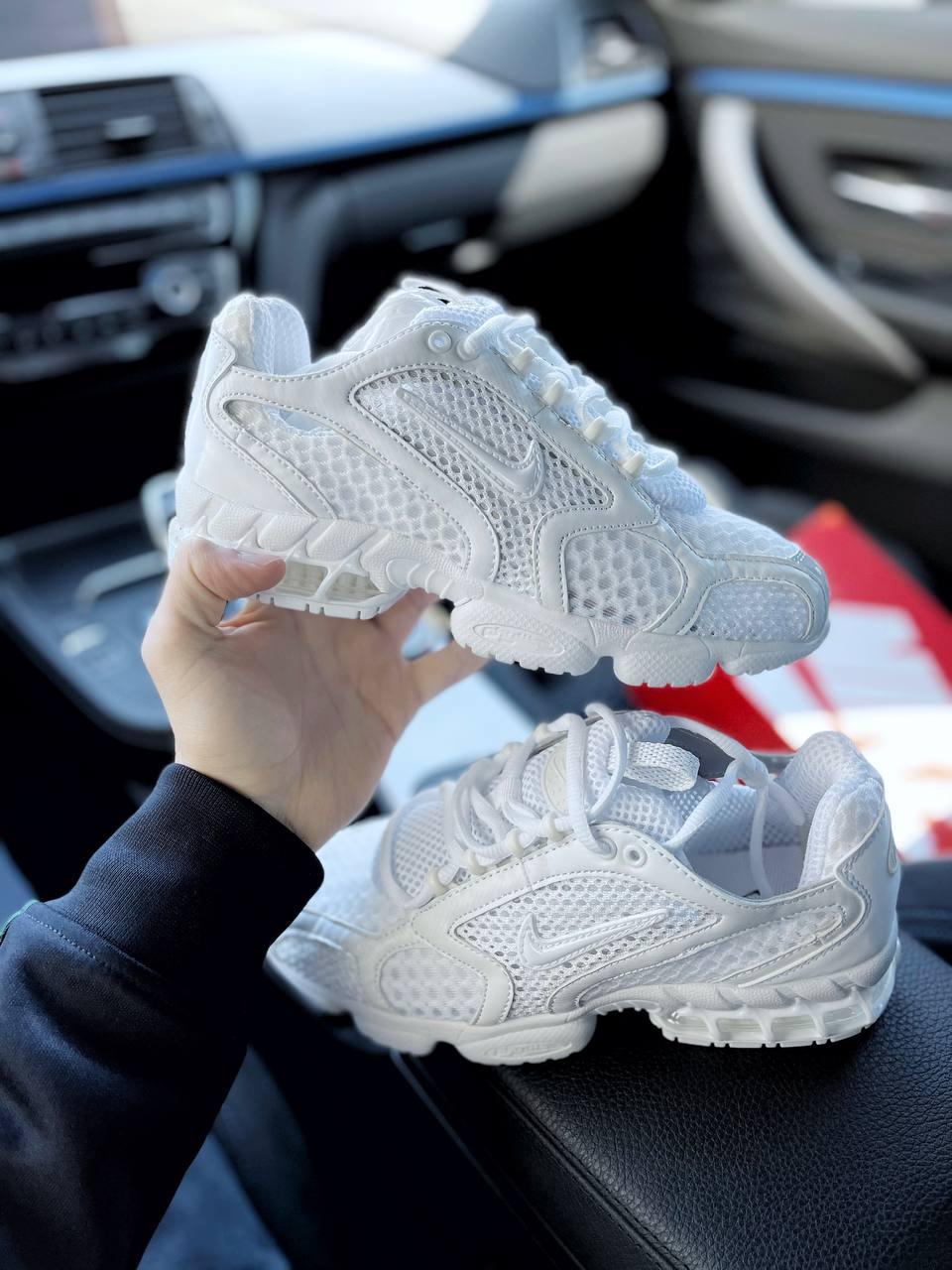 Nike X Stussy Air Zoom Spiridon Cage White 2