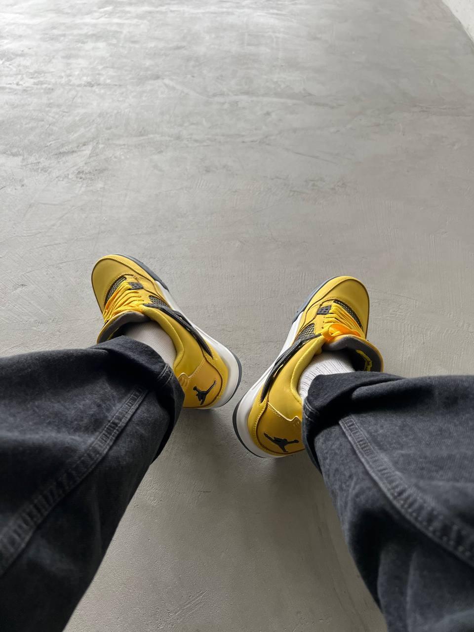Nike Air Jordan Retro 4 Yellow 1