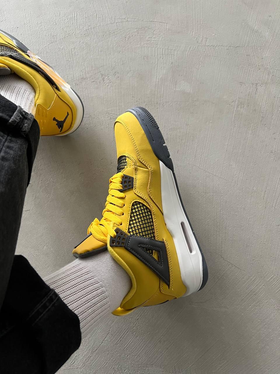 Nike Air Jordan Retro 4 Yellow 1