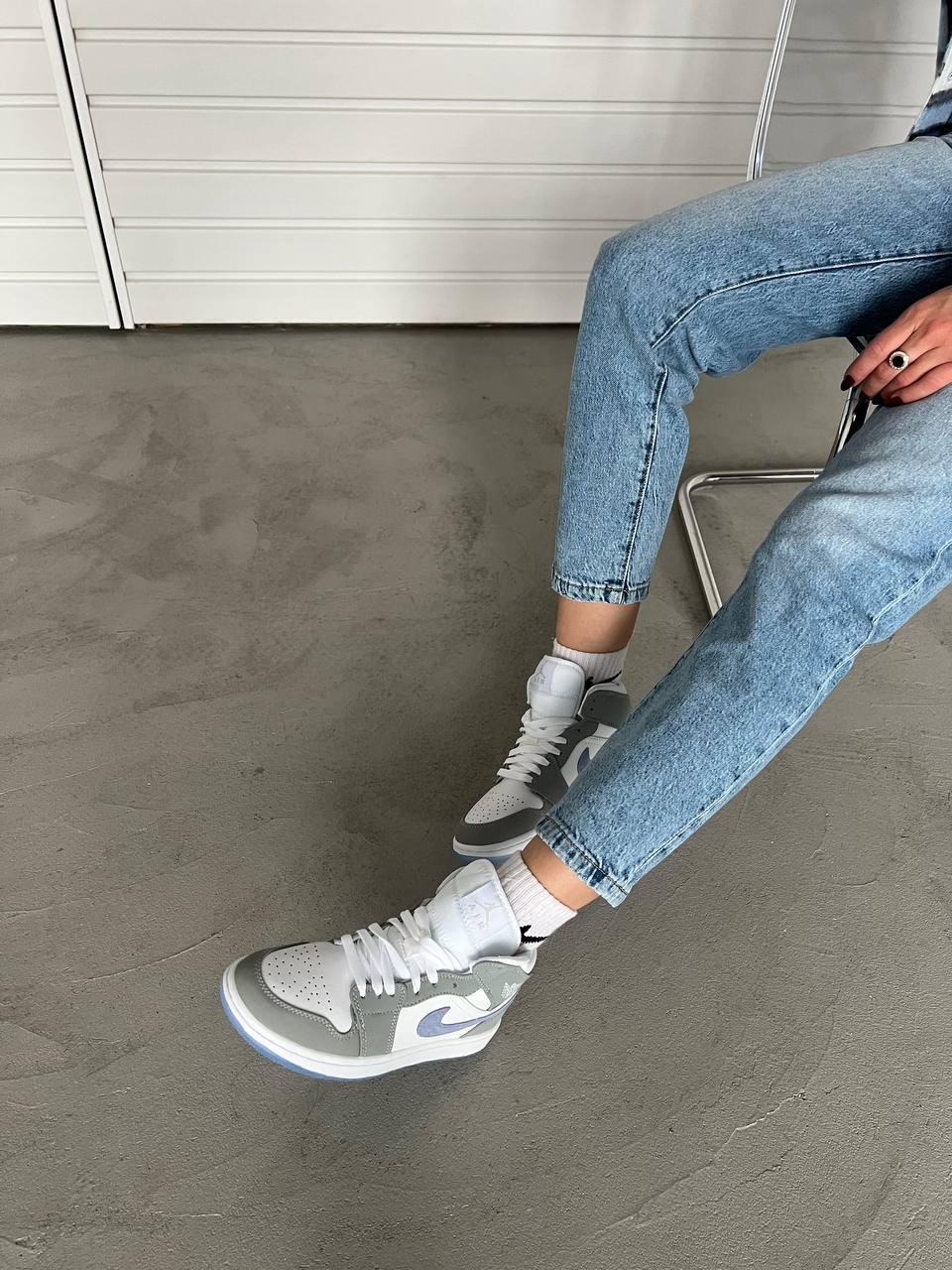 Nike Air Jordan 1 Retro Mid Grey Blue
