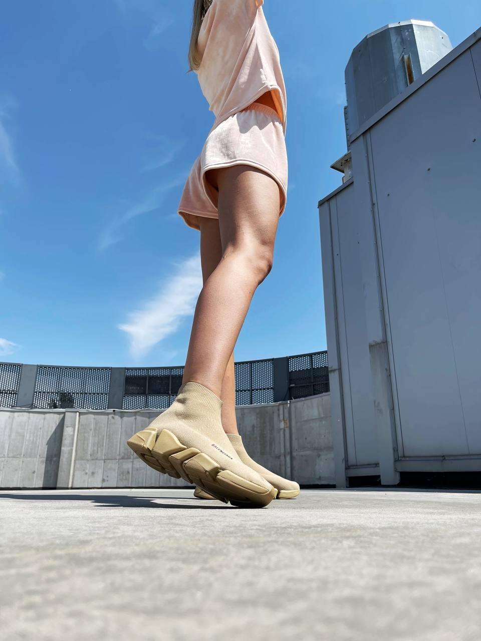 Balenciaga Speed Trainer Beige 2