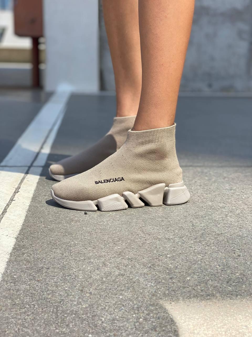 Balenciaga Speed Trainer Beige 2