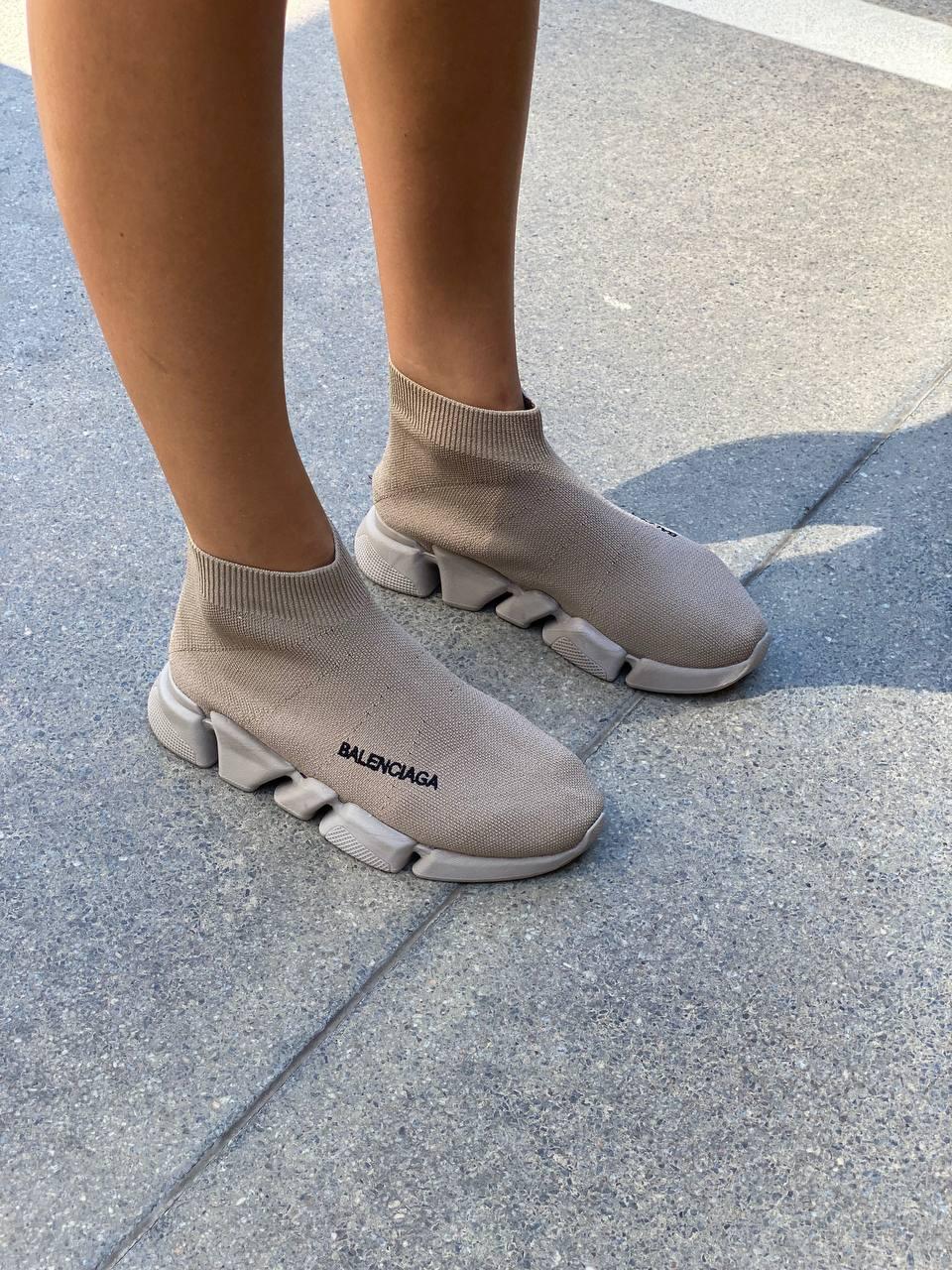 Balenciaga Speed Trainer Beige 2