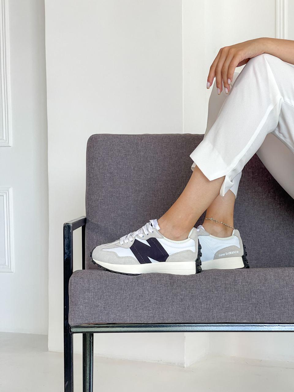 New Balance 327 Grey Black 1