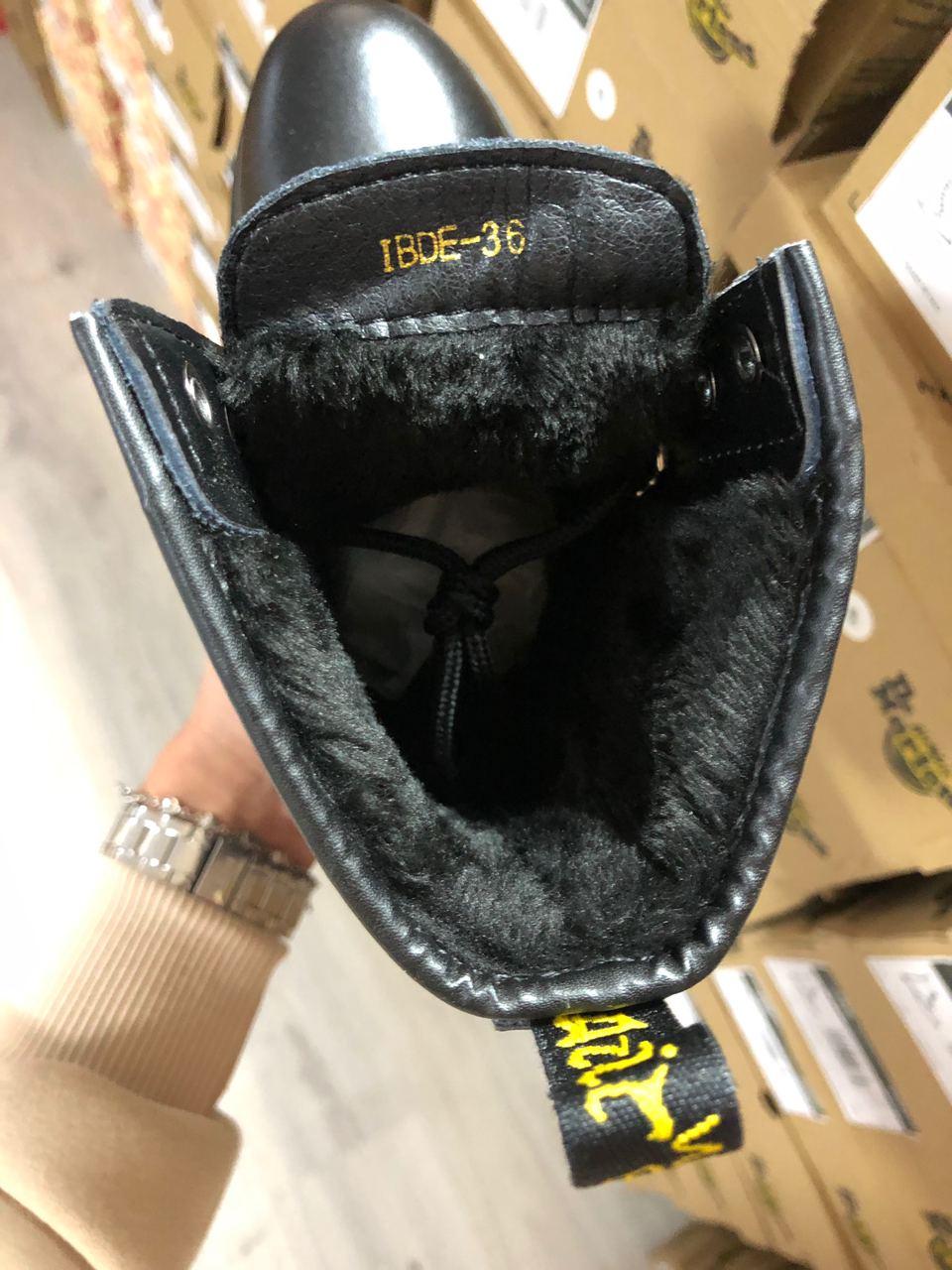 Dr. Martens 1460 Total Black Fur