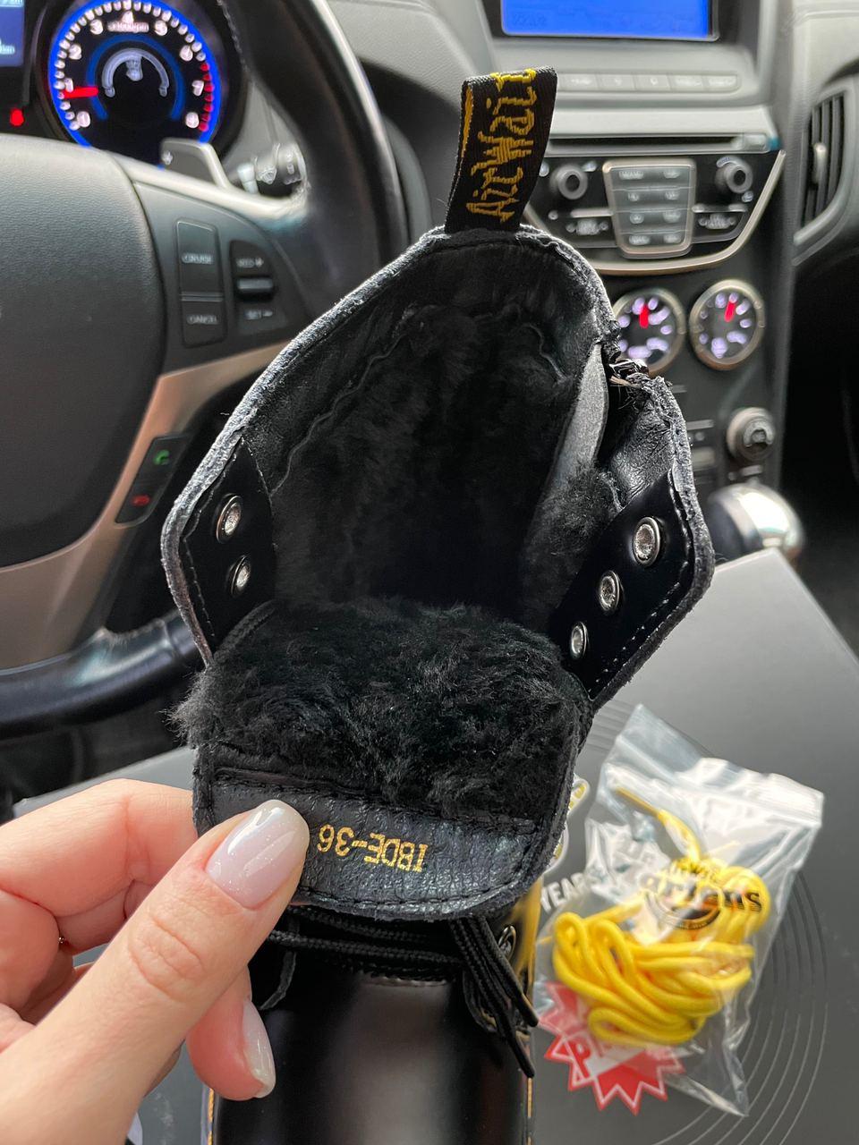 Dr. Martens Jadon Black Fur