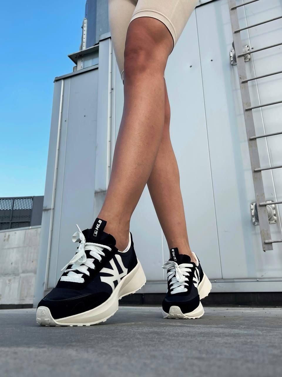 MLB Sneakers Black White