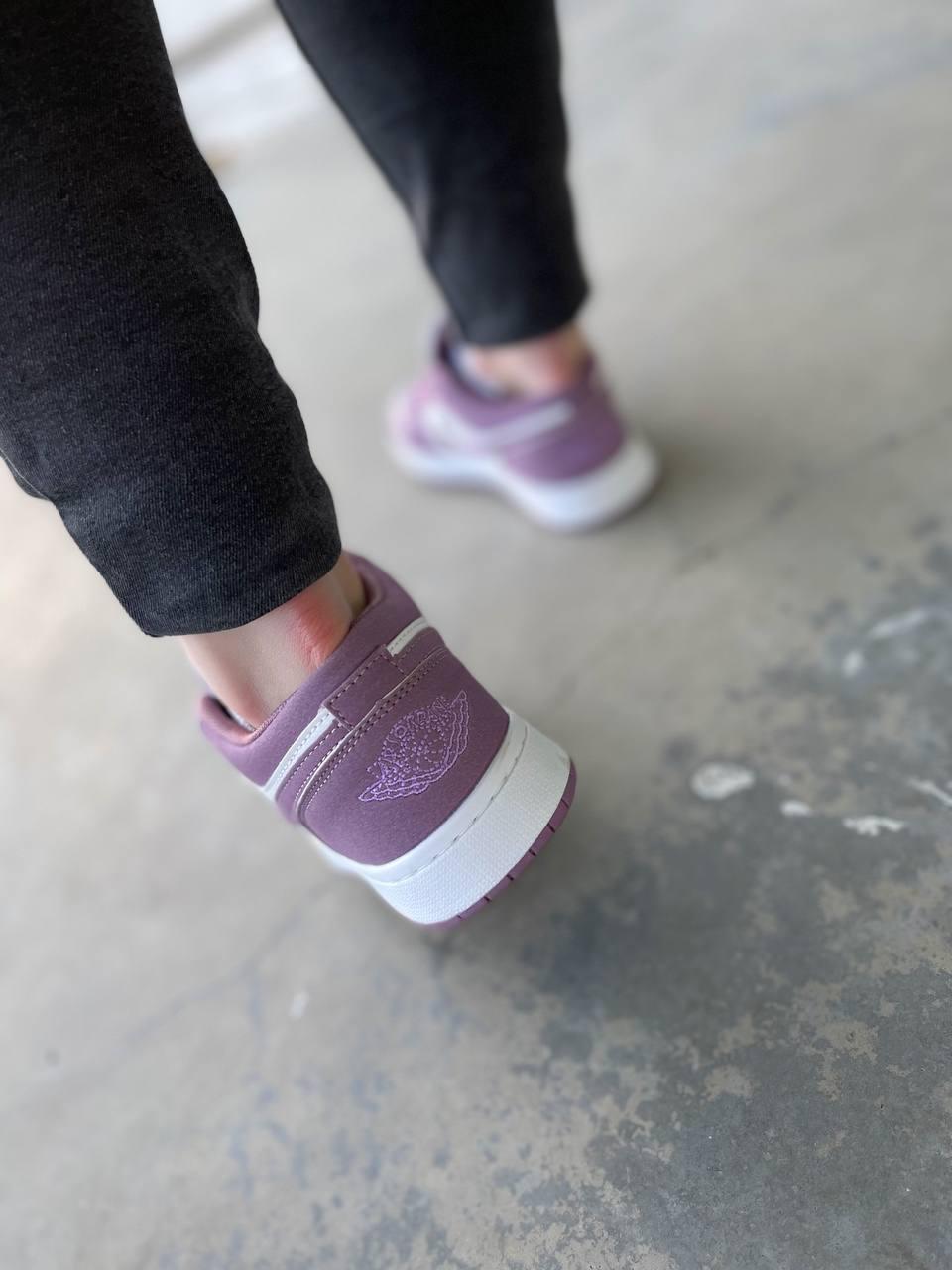 Nike Air Jordan Retro 1 Low Violet White