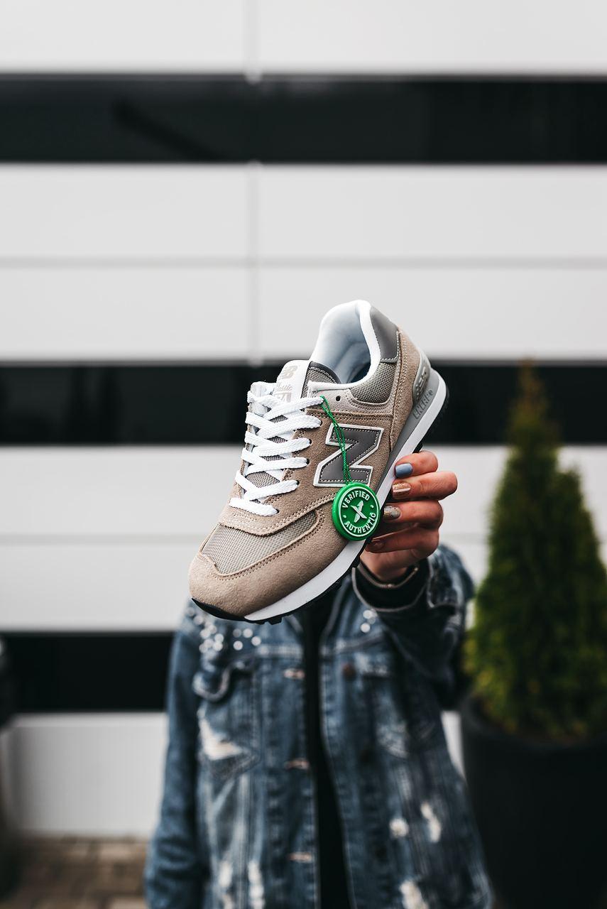 New Balance 574 Olive Gray