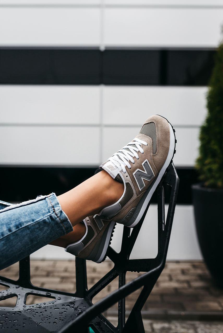 New Balance 574 Olive Gray
