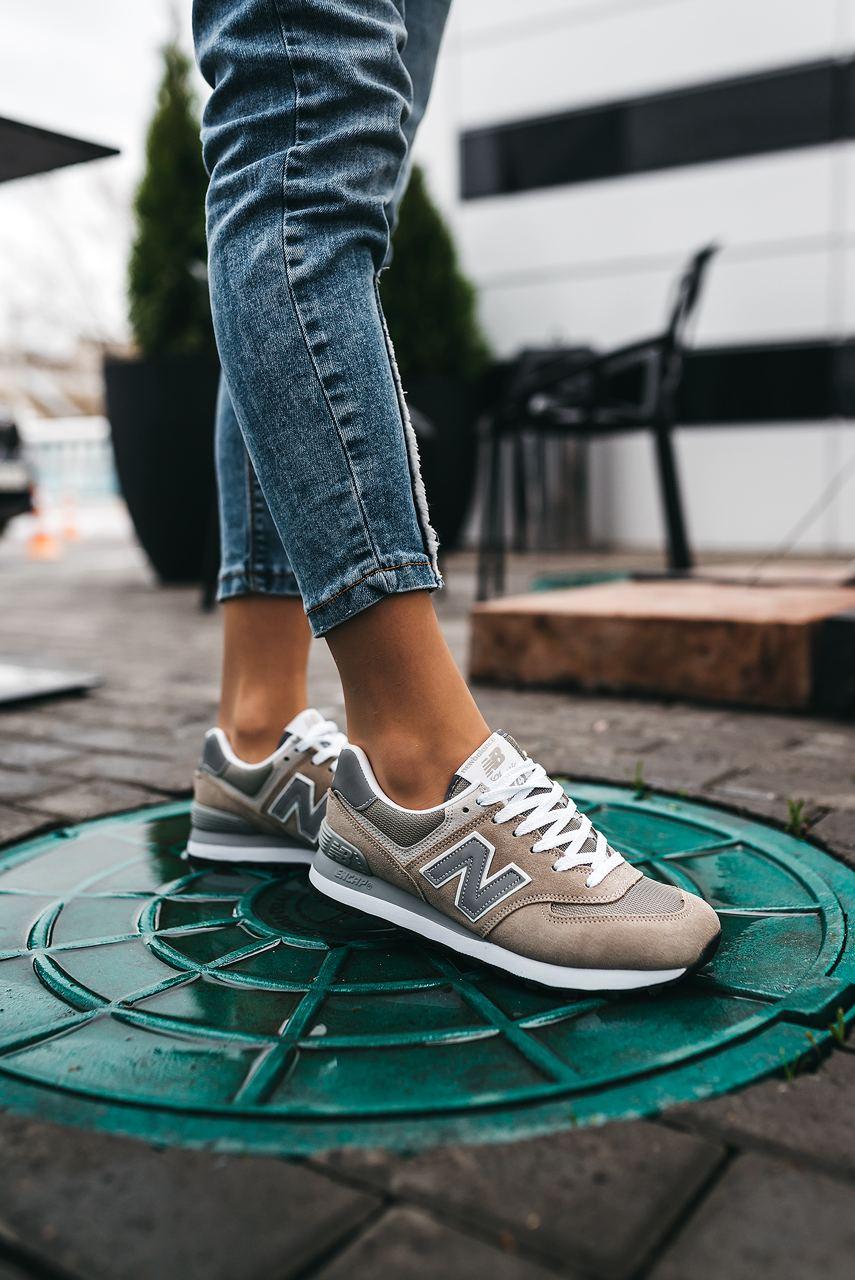 New Balance 574 Olive Gray