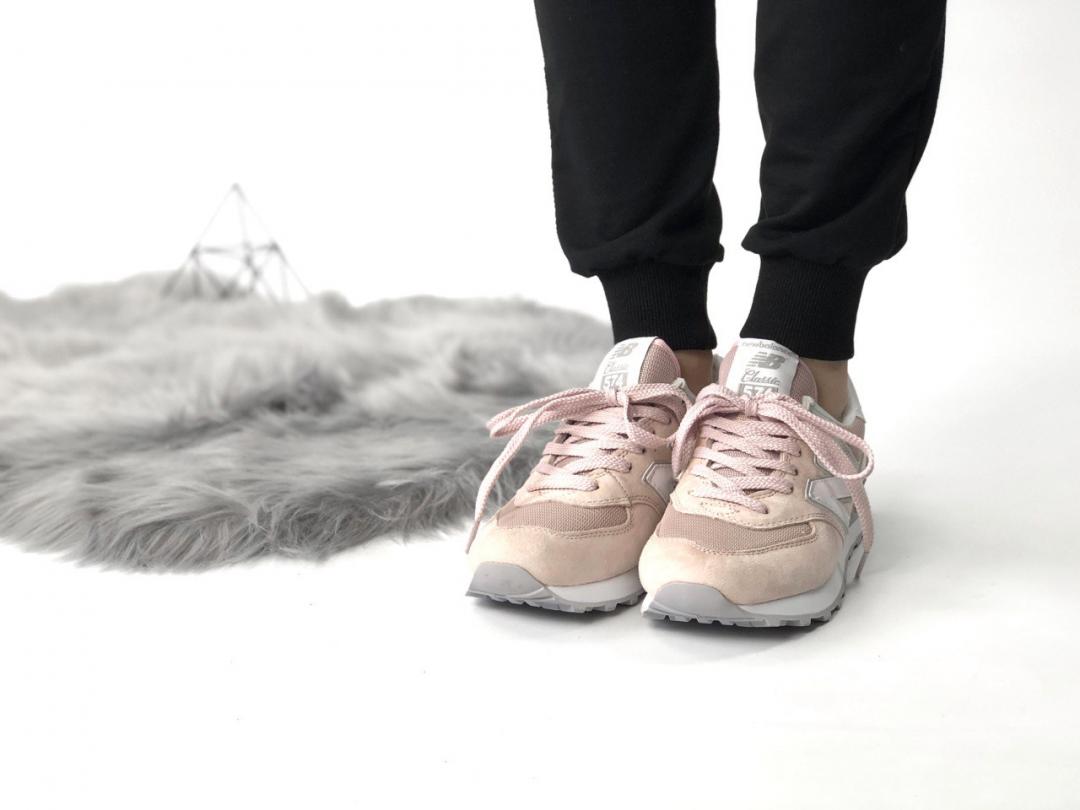 New Balance 574 Pink Grey