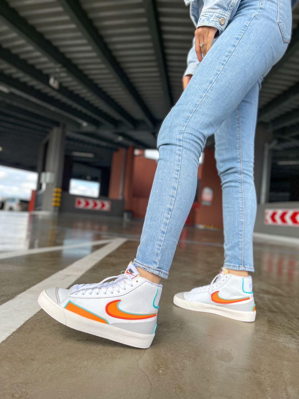 Nike Blazer White Orange