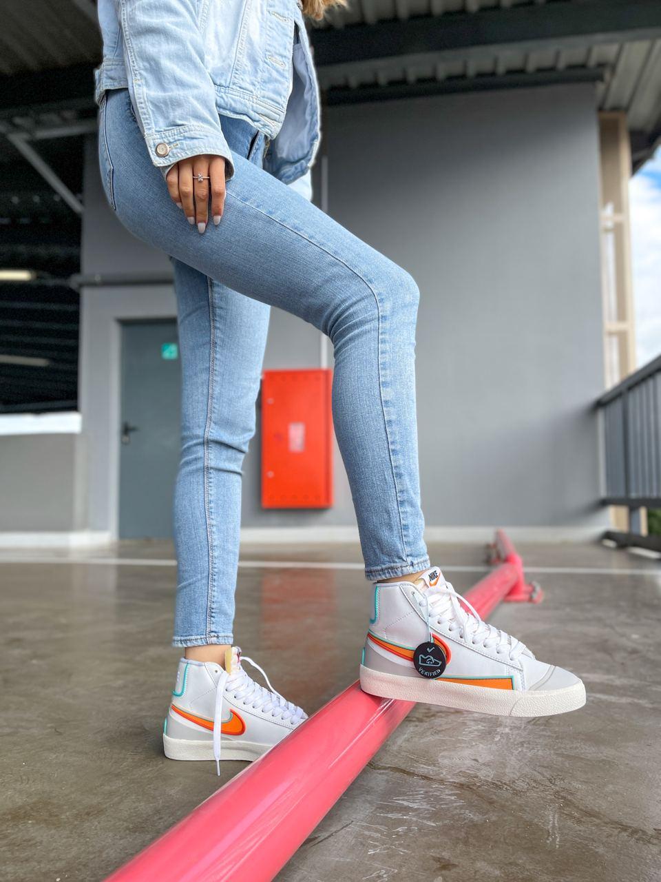 Nike Blazer White Orange