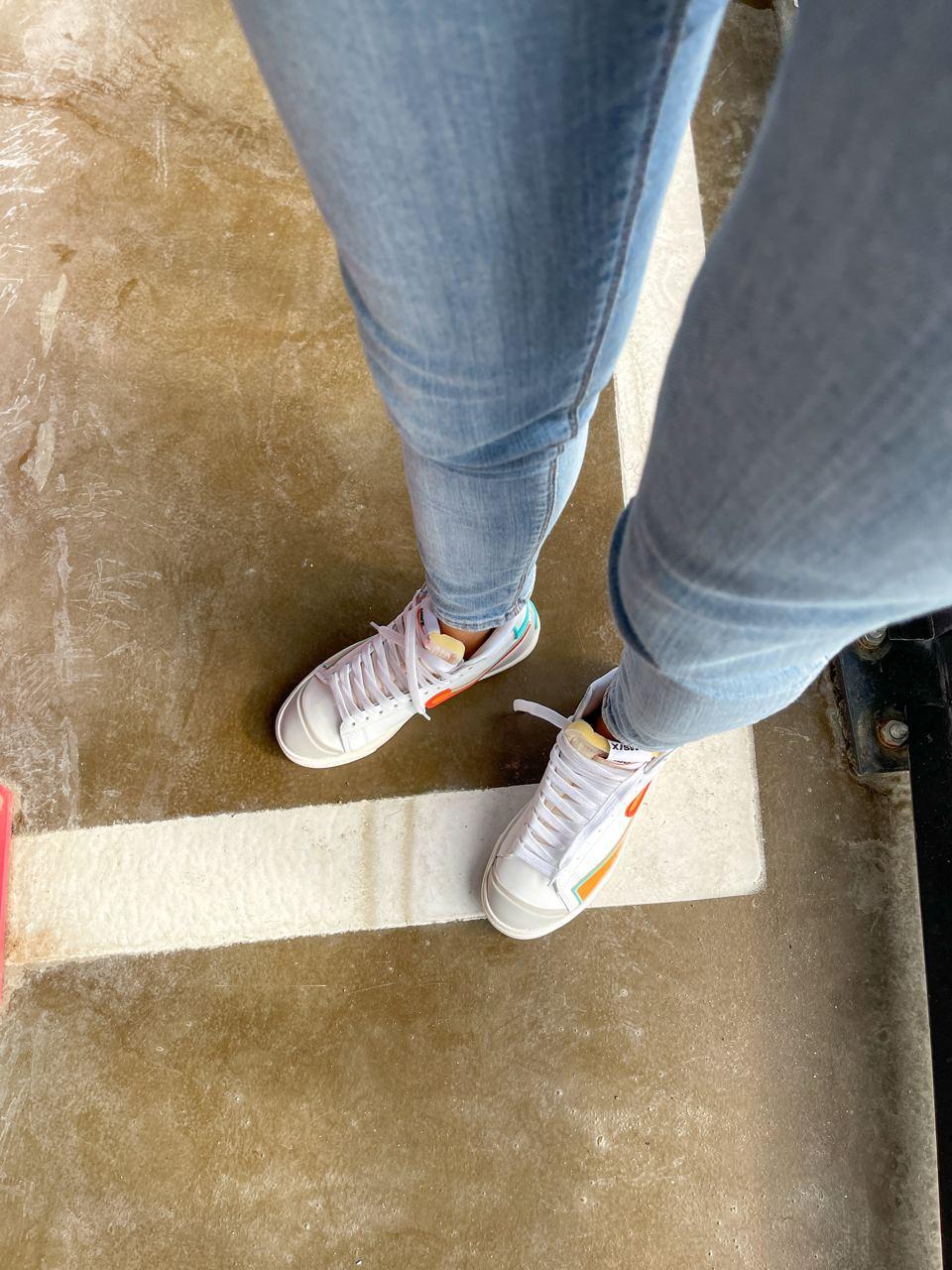 Nike Blazer White Orange