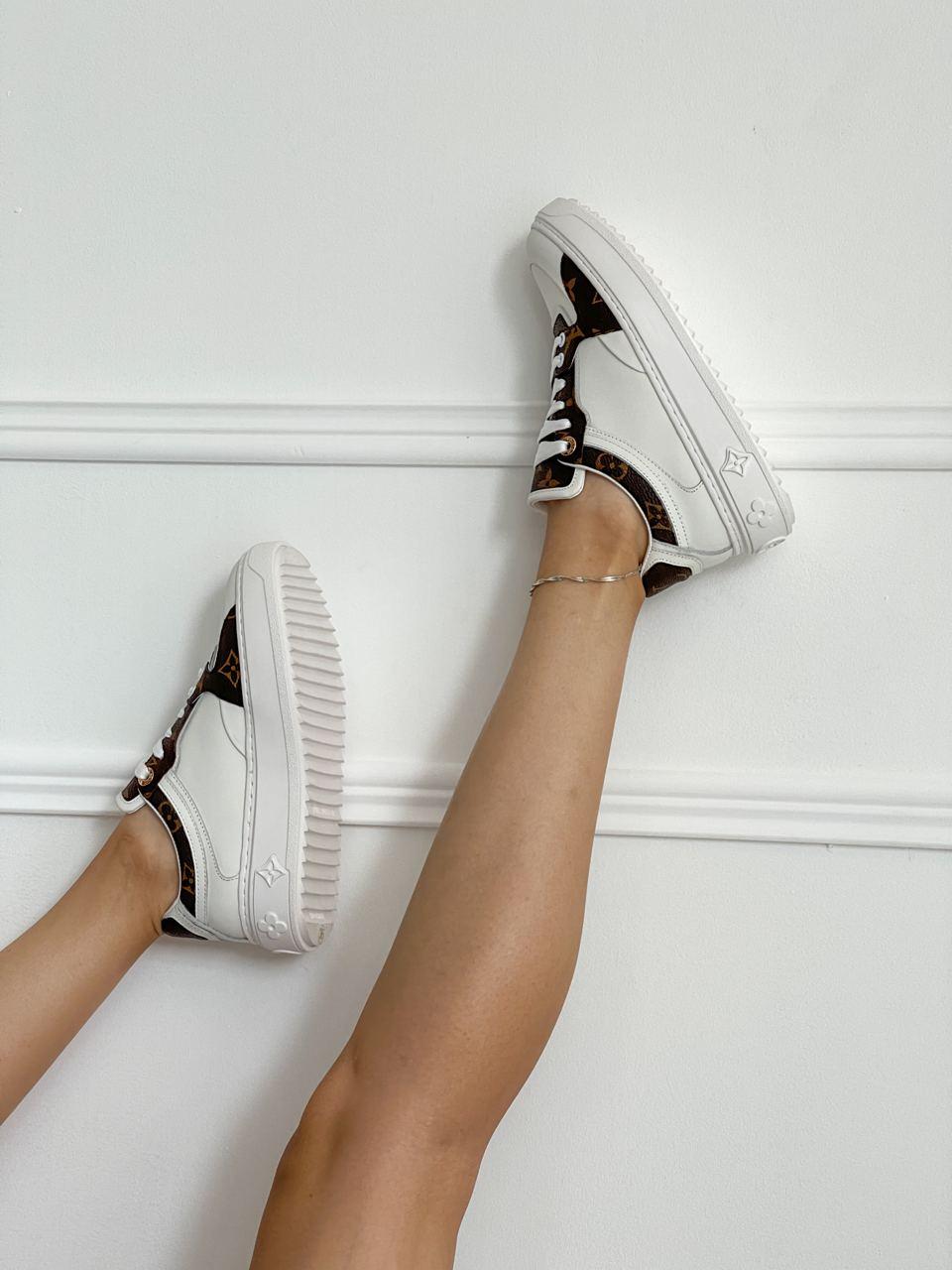 Louis Vuitton White Brown