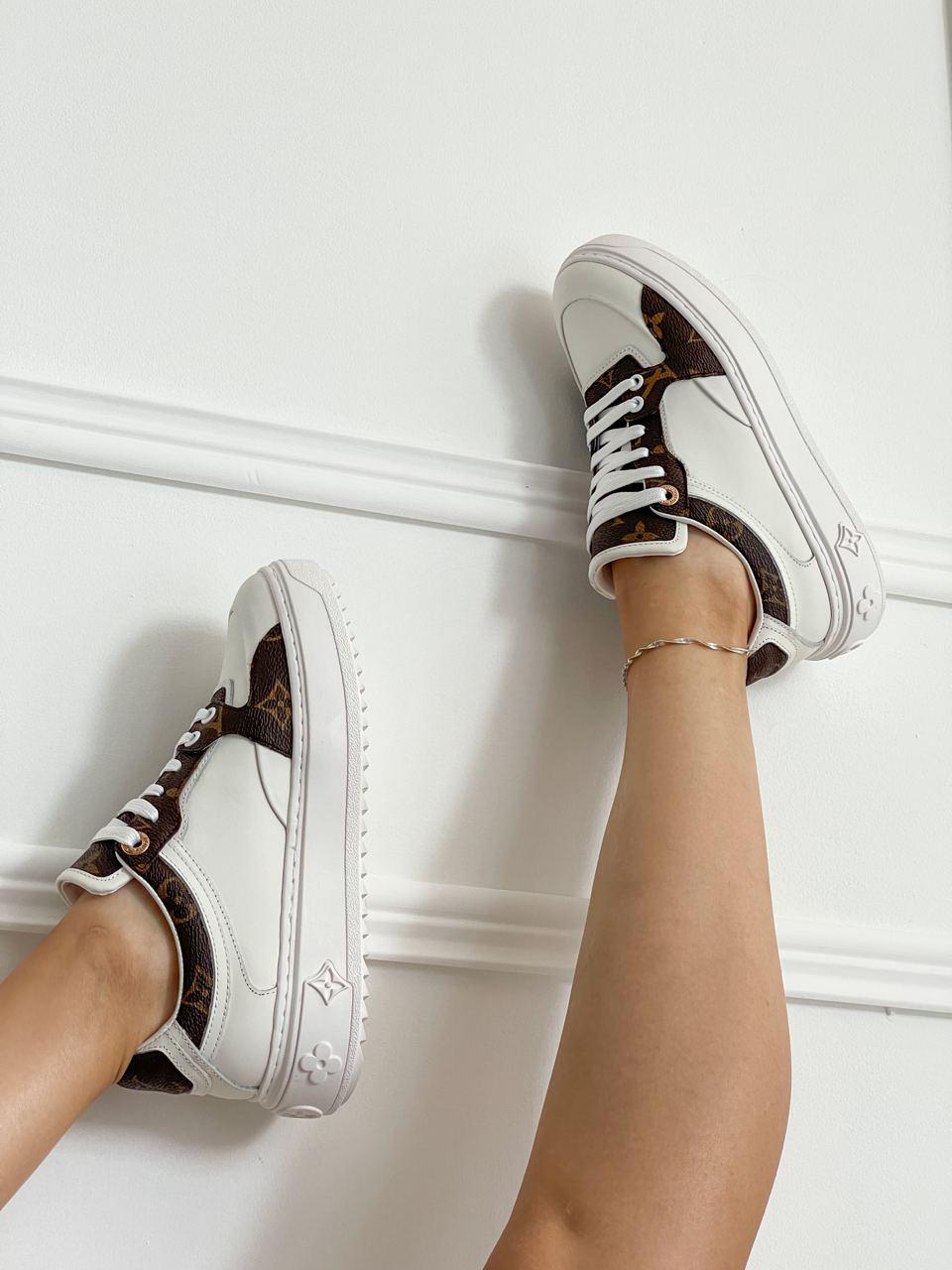 Louis Vuitton White Brown