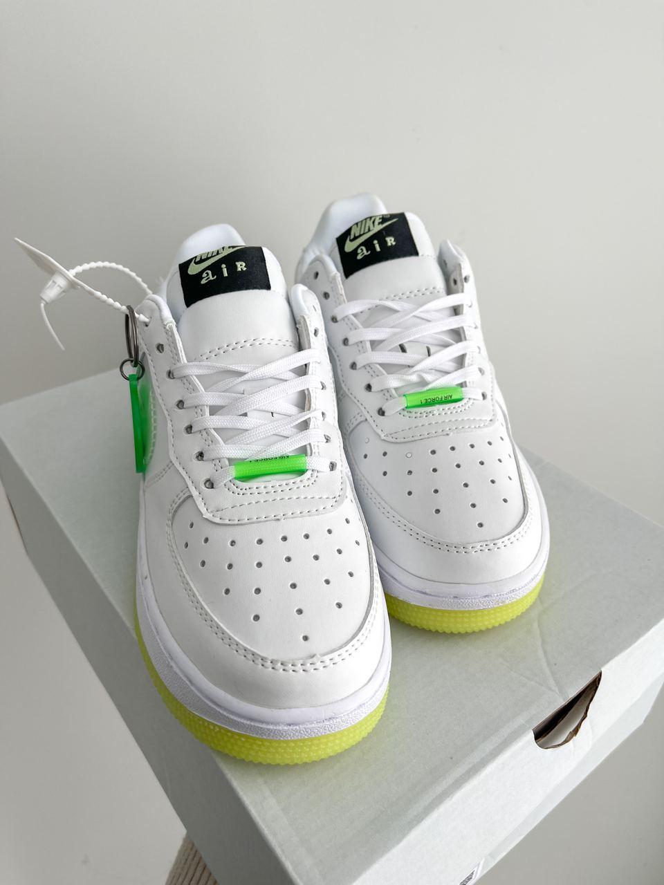 Nike Air Force 1 White Neon