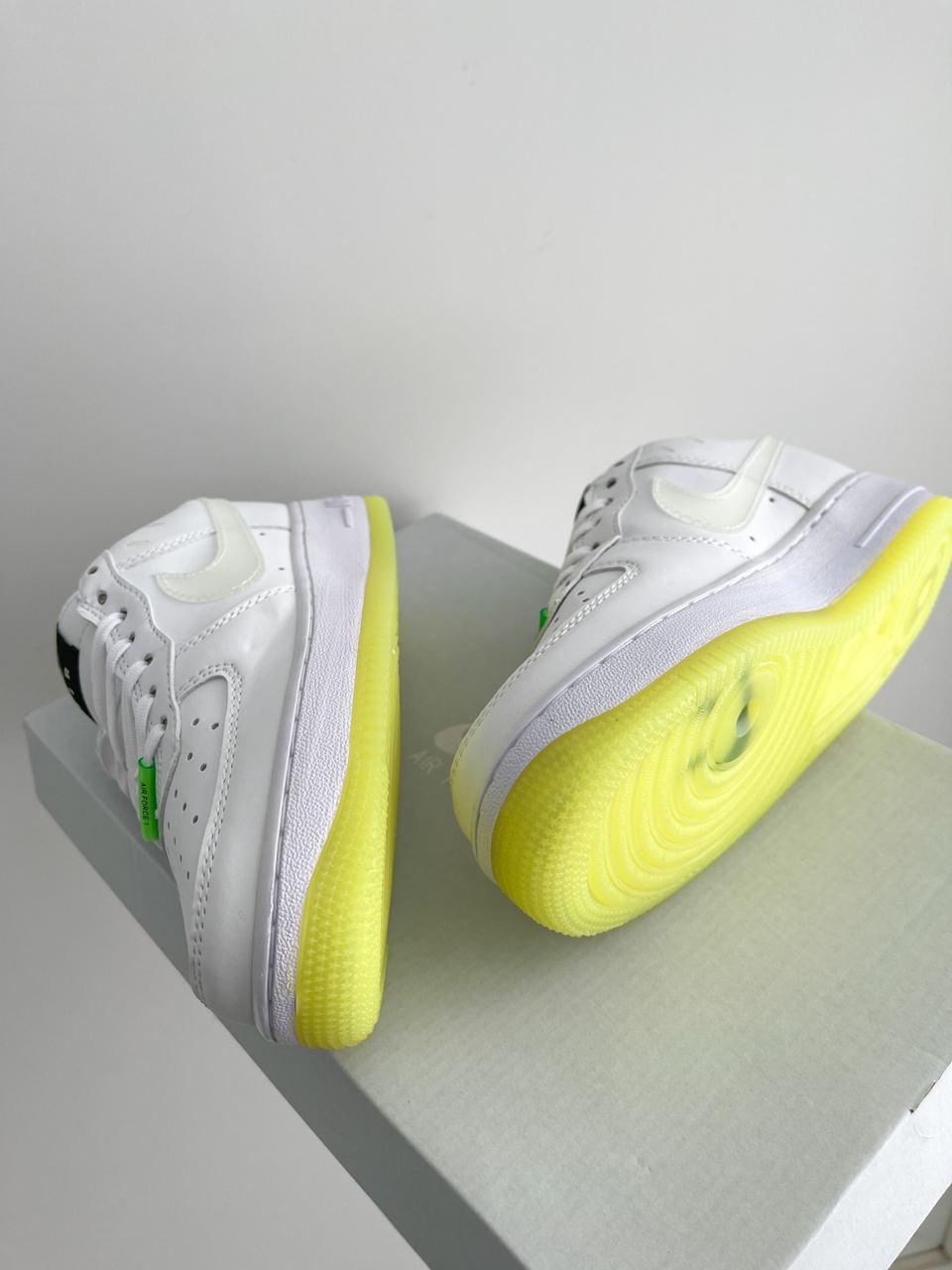 Nike Air Force 1 White Neon
